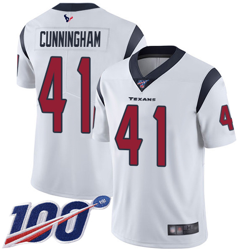 Houston Texans Limited White Men Zach Cunningham Road Jersey NFL Football #41 100th Season Vapor Untouchable->youth nfl jersey->Youth Jersey